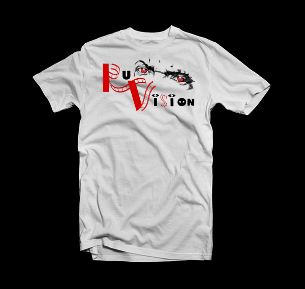 "Ru Vision" T Shirt (White/Red/Black