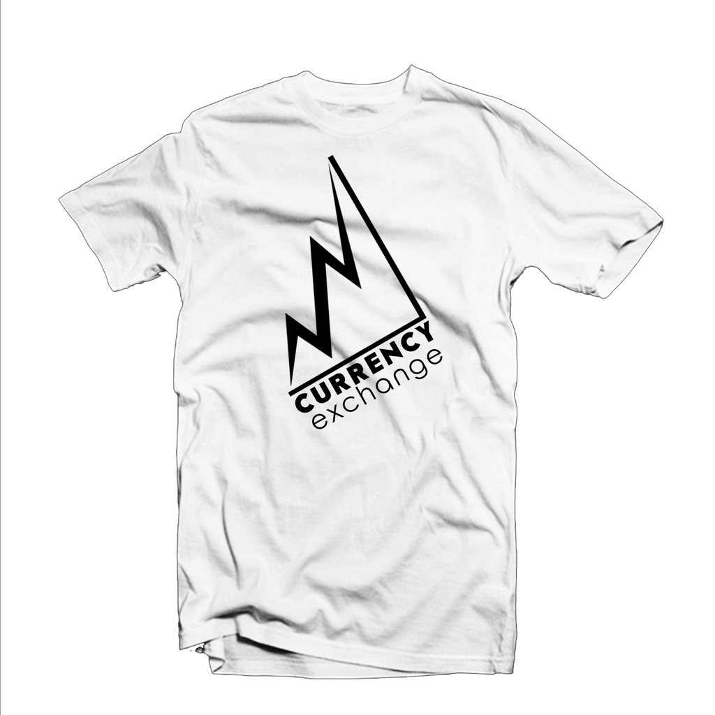Currency Exchange "Stock Rise" T Shirt (White/Black/)