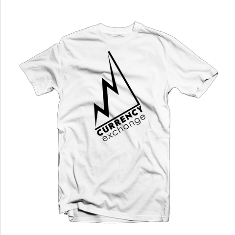 Currency Exchange "Stock Rise" T Shirt (White/Black/)