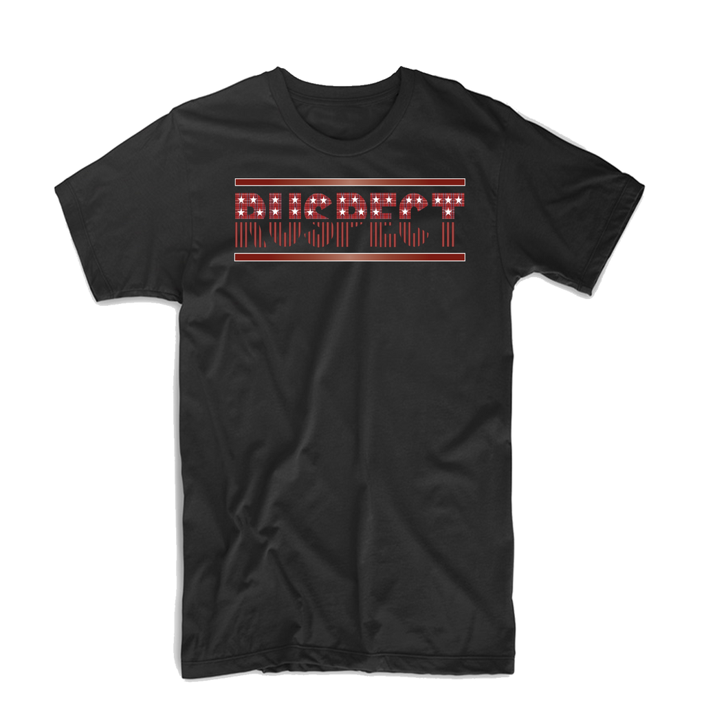 Ruspect "Starz" T Shirt (Black/White/Burgundy)