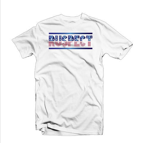 Ruspect "Starz" T Shirt (White/Red/Blue)