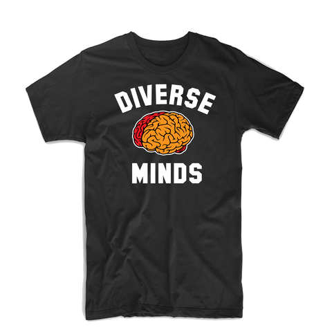 Diverse Minds Team T Shirt (Red/Orange)