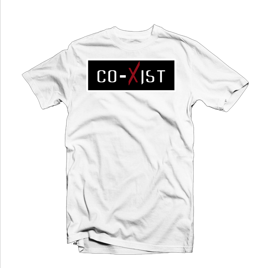 "CoXist" T Shirt (White/Black/Red)