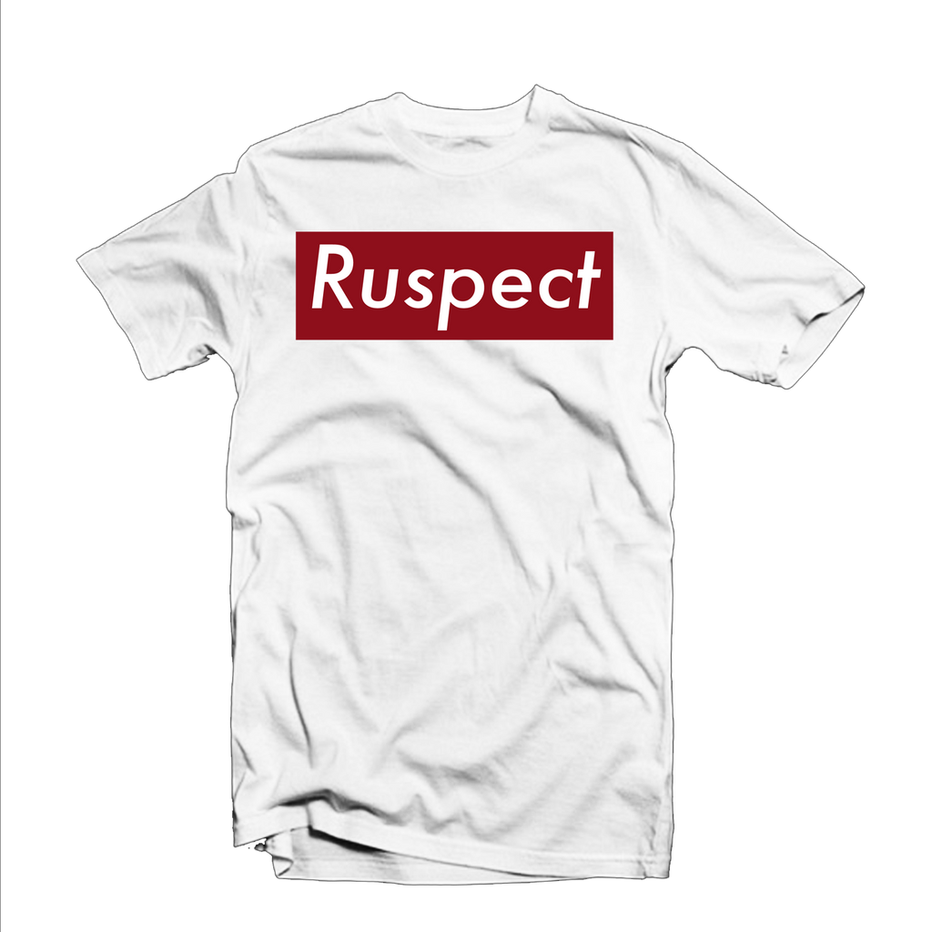Ruspect "Ruspect Bar" T Shirt (White/Red)