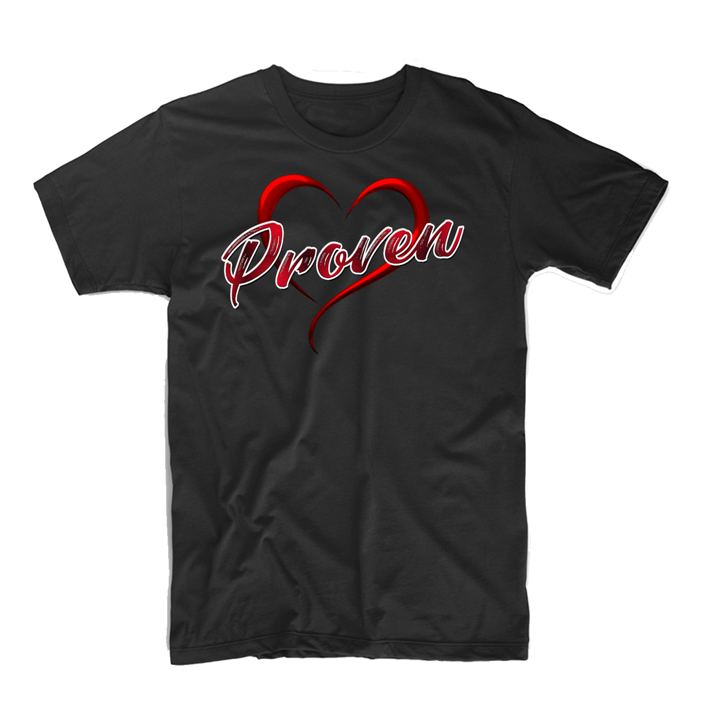 "Proven Love" T Shirt (Black/Red)