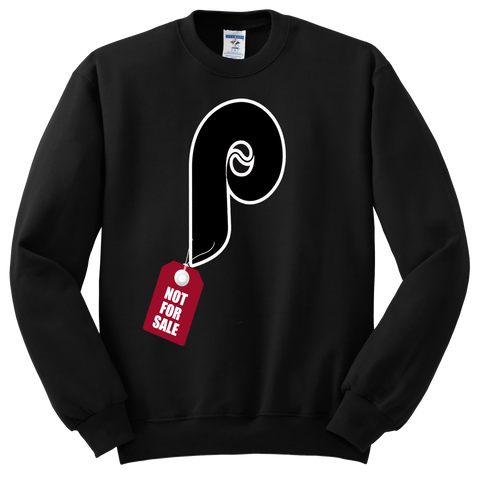 Fly Woopin "This P Dont Stand For Philly"  Crew Neck Sweater (Black/White)